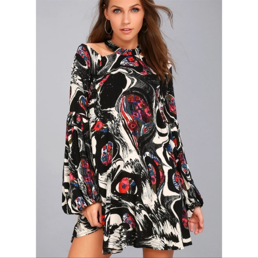 Free People Drift Away Tunic Dress M